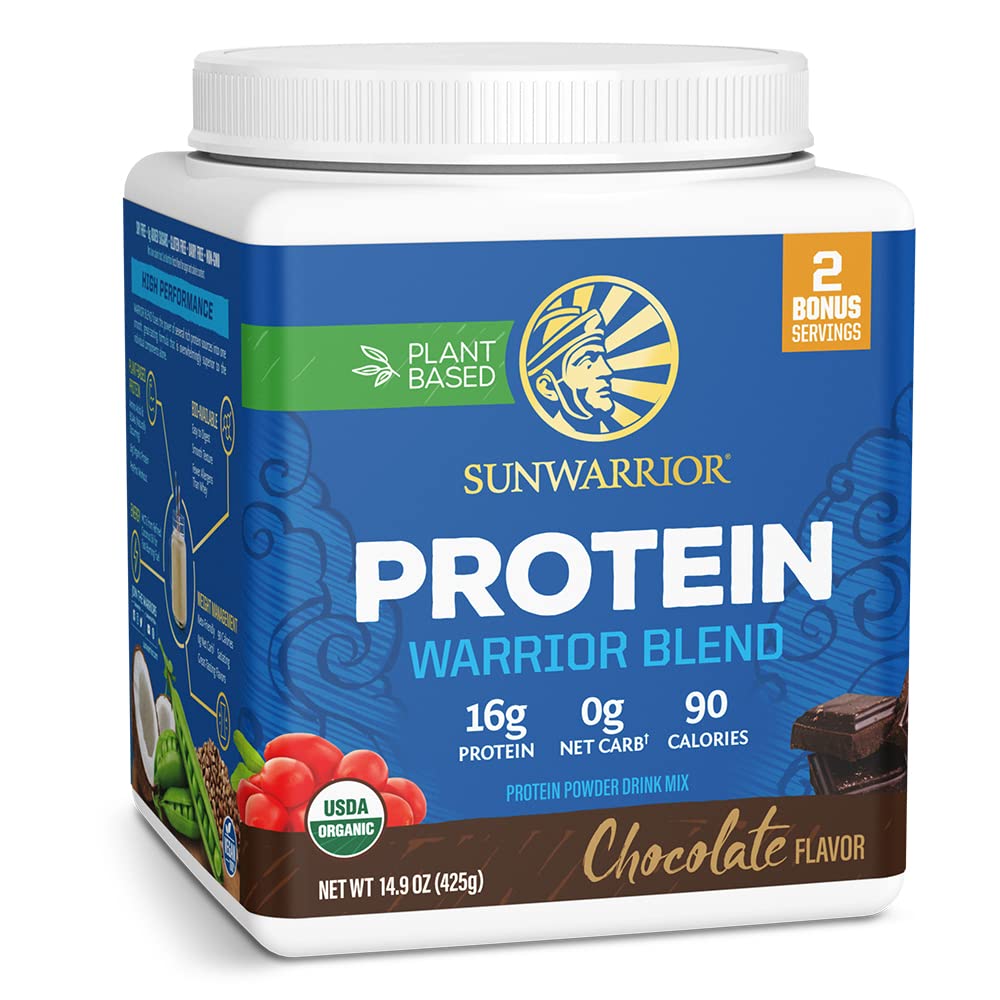 Organic Plant Based Protein Powder | Vegan Organic Protein Powder Vanilla Flavored with BCAA Amino Acids & Hemp Seed Pea Blend | Non-GMO Soy Dairy Filler & Gluten Free (Vanilla, 90 Servings)
