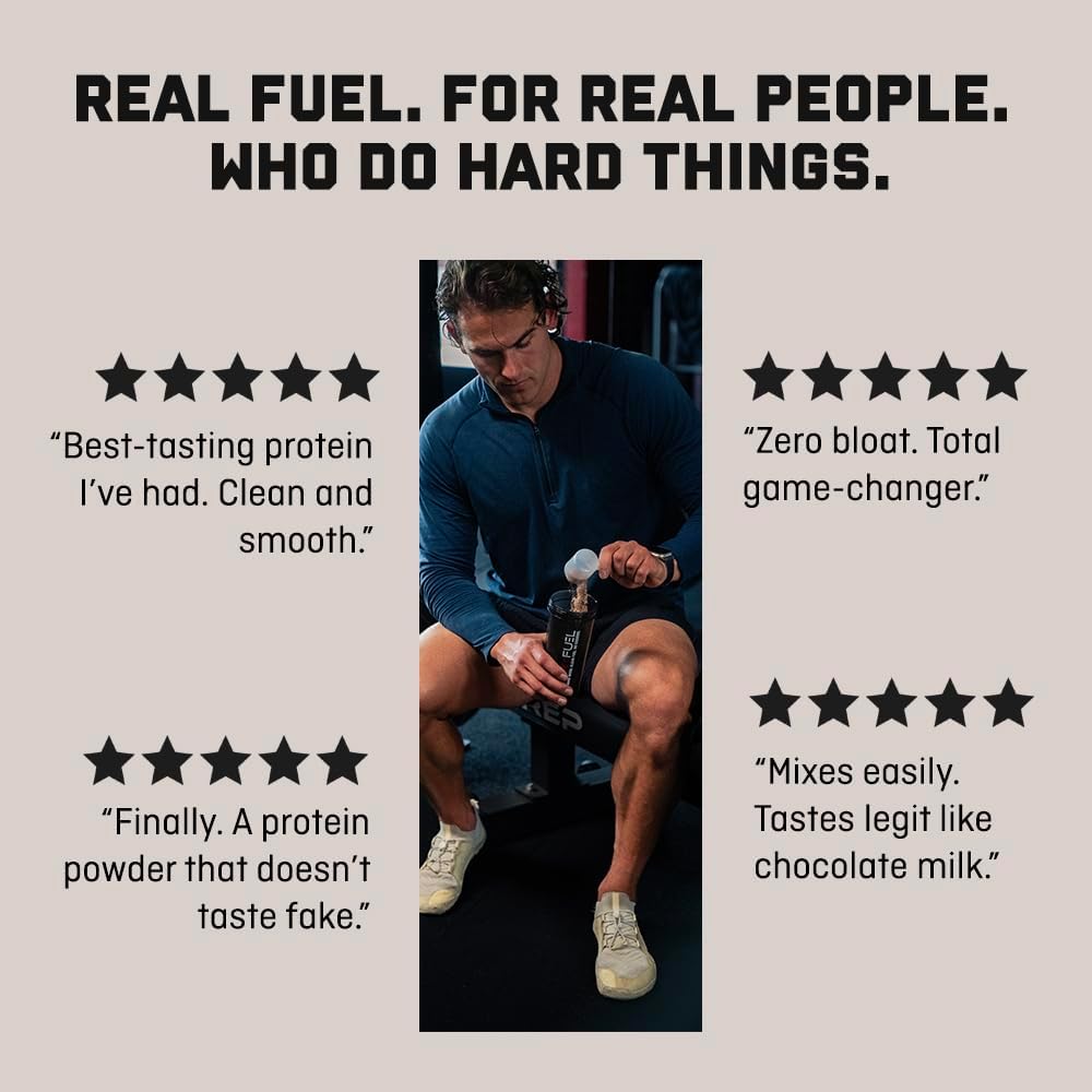 Jocko Fuel Whey Protein Powder, Vanilla Milkshake, 22g Protein, Digestive Enzymes + Probiotic Blend, No Sugar Added, with Essential Amino Acids + Electrolyte Minerals, 28 Servings