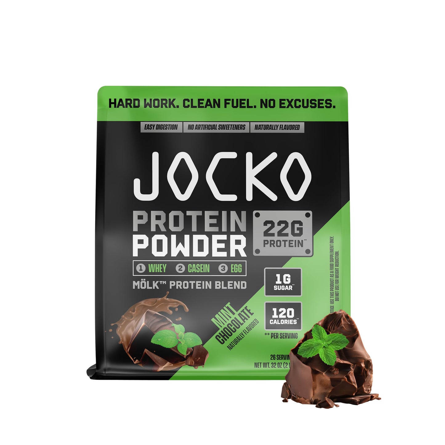 Jocko Fuel Whey Protein Powder, Vanilla Milkshake, 22g Protein, Digestive Enzymes + Probiotic Blend, No Sugar Added, with Essential Amino Acids + Electrolyte Minerals, 28 Servings
