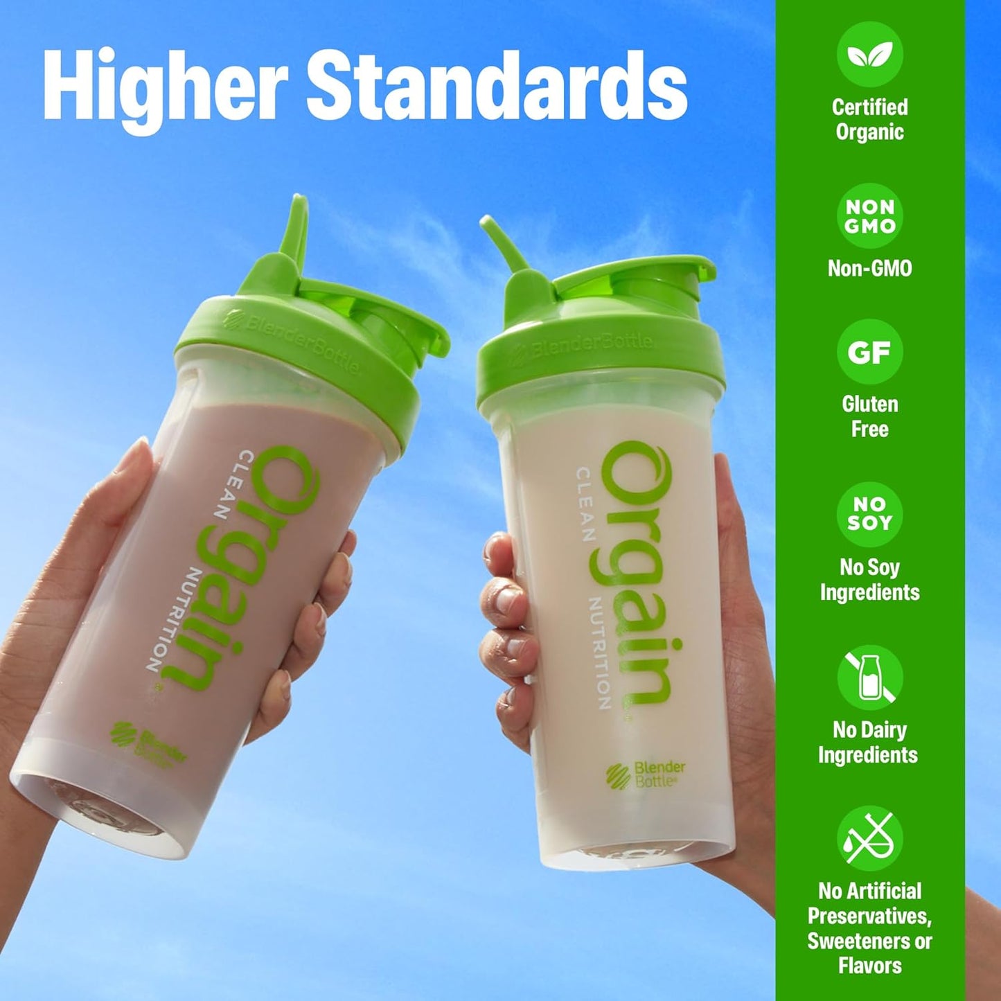 Orgain Organic 30g Vegan Protein Powder, Chocolate 9g EAAs + BCAAs, Plant Protein, 6g Prebiotic + Fiber, 1g Sugar, Pre-Workout, Muscle Support + Recovery - 2.01lb (Packaging May Vary)