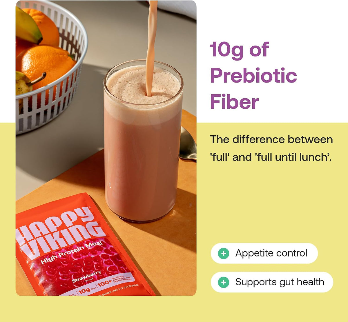 Happy Viking Plant-Based Vegan Protein Powder +100 Superfoods - Chocolate