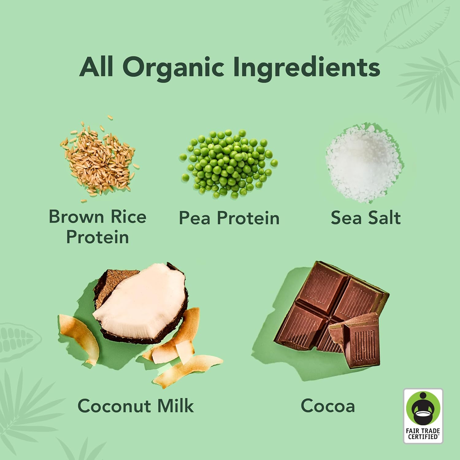 ALOHA Organic Protein Drink, Chocolate Sea Salt, Low Sugar & Dairy Free Ready-to-Drink Protein Shake, Plant Based, Non-Dairy, Clean Ingredients, GLP-1 Friendly, 18g Protein, Gluten Free