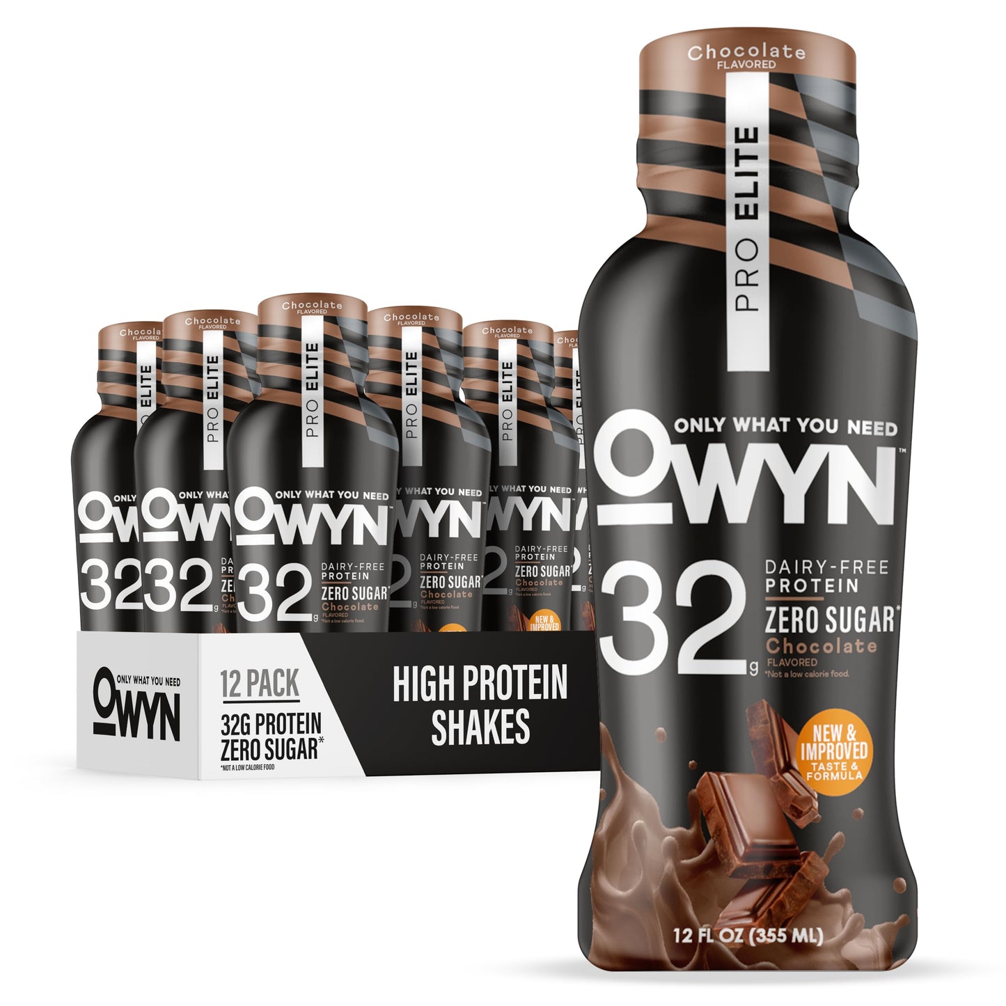 OWYN Only What You Need 32g Pro Elite Vanilla Flavored Protein Shake, 12 Ct