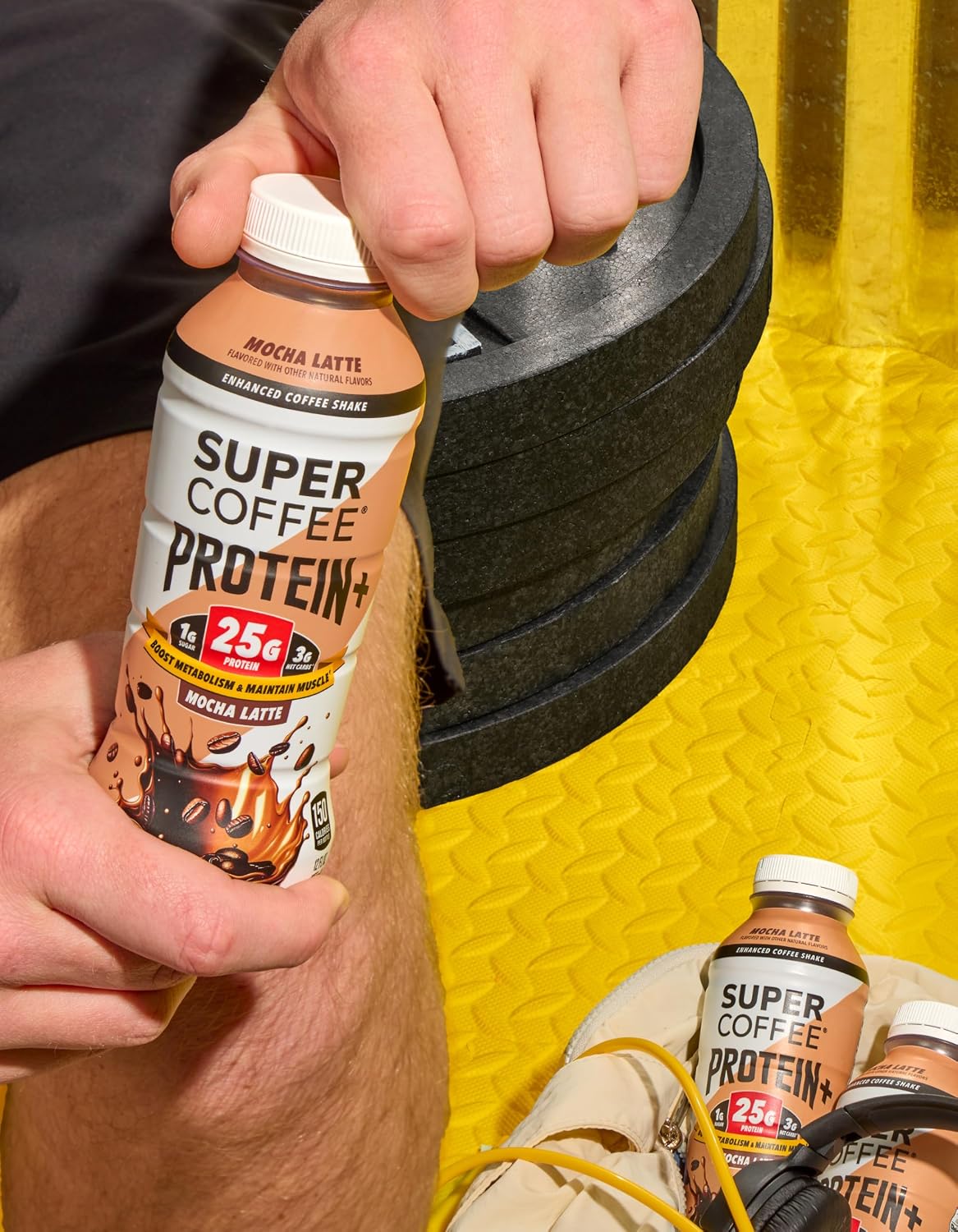 Super Coffee Protein+ Caffe Latte Protein Coffee 25g Protein 11oz 18Pk